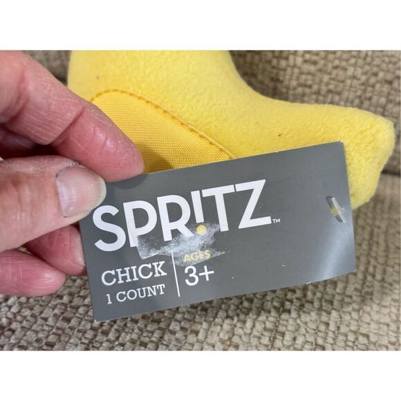 Target Spritz yellow and pink baby plush Easter chicken bird - Picture 7 of 7